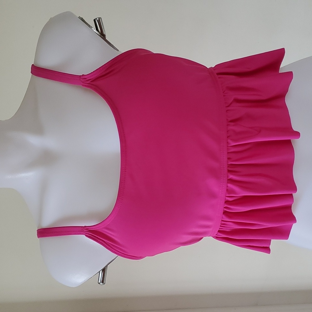 Tankini top with ruffle Sz.0xl